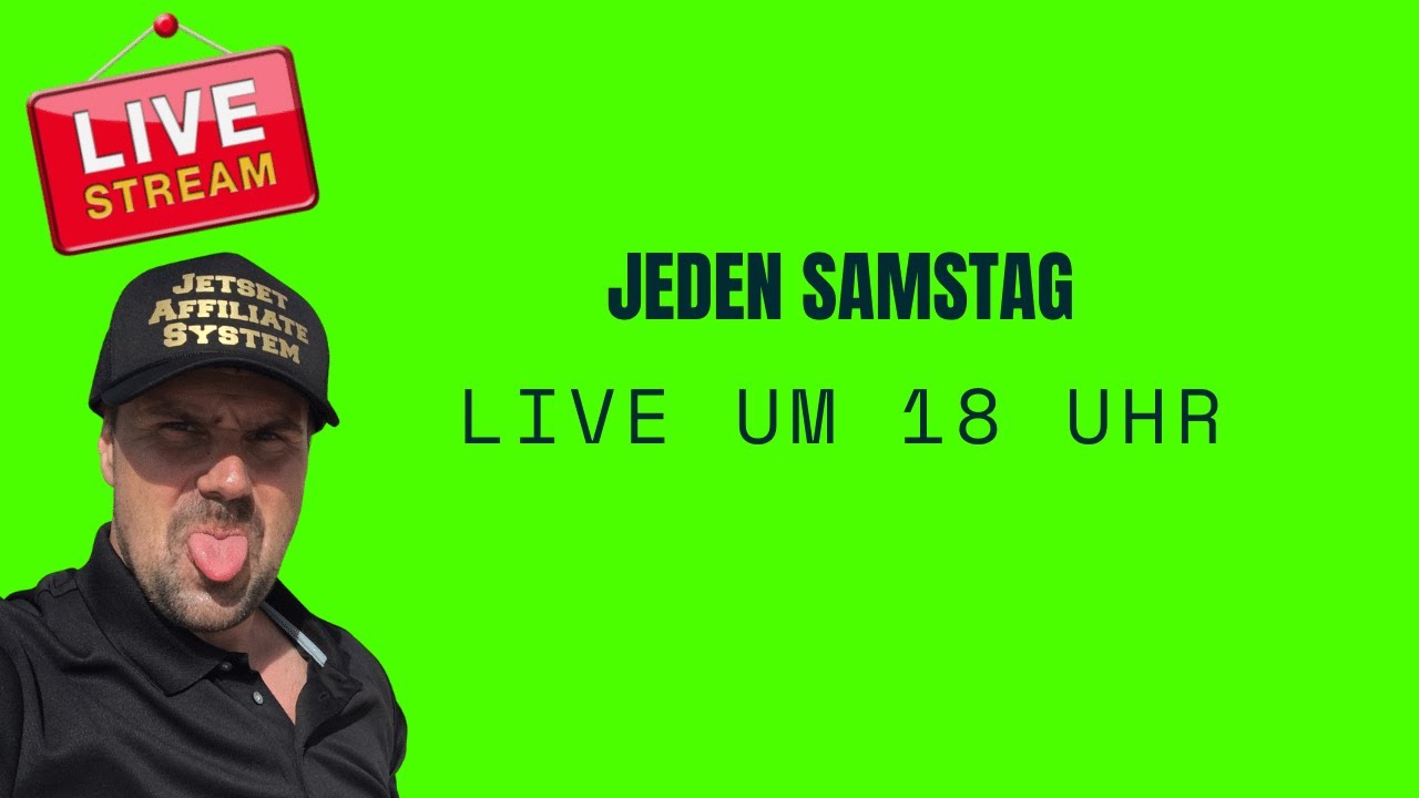 Ich bin heute um 18:00 Uhr live