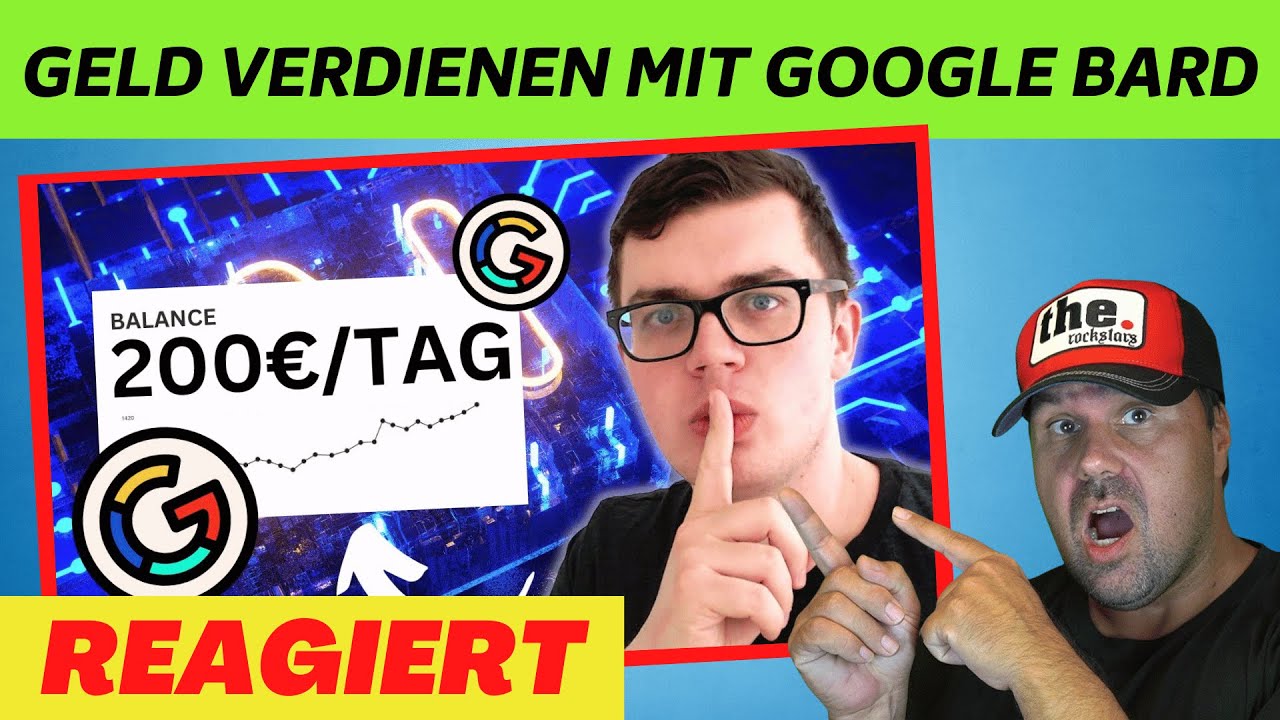 200€/TAG mit GOOGLE BARD: Geld verdienen mit NEUER KI (Einmalige Chance 2024)  | Michael reagiert