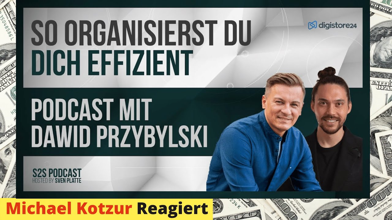 Online-Business starten: So organisierst du dich effizient | mit Dawid Przybylski 3/3 [Reaction]